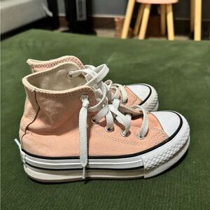Converse Kids Sneakers in Pink and White